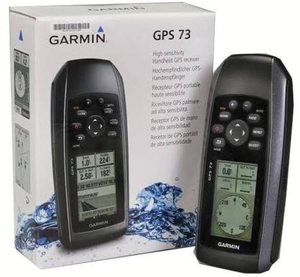 Garmin 73 handle GPS Easy-to- GPS Handheld Navigator with 4 Level Gray LCD Display Type and 50 Navigation Routes