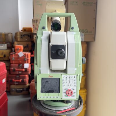 Used Leica Total Station TM50 with 1"/5"/10" Minimum Readout and 1000m Non Prism Distance for Accurate Land Measurement