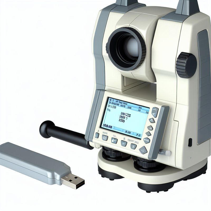 1040mm Length Connecting Cable with Multi-coated Prism for Trimble Leica Total Stations